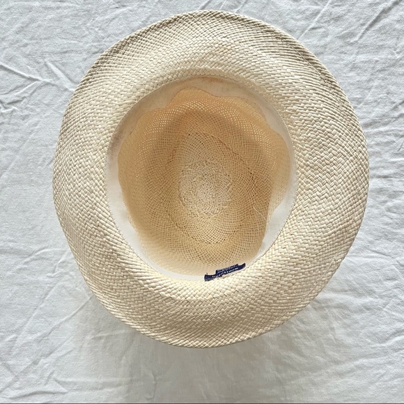 HAT ATTACK Panama Classic White Fedora Hat with black Ribbon main image 9